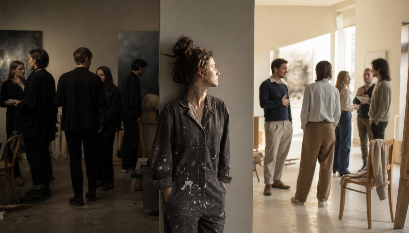 Entre ombre et lumière : l’évolution des contacts dans la communauté artistique
